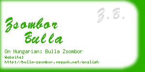 zsombor bulla business card